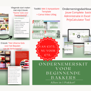 Black Friday: Ondernemerskit voor Beginnende Taartenbakkers